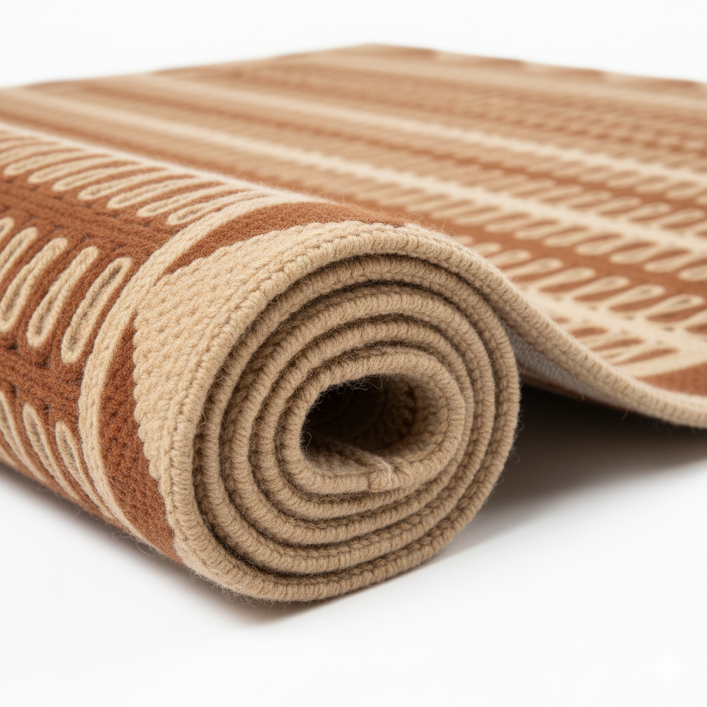 Terracotta Harmony: Handwoven Jute Rug of Earth & Elegance || GEREA 202510