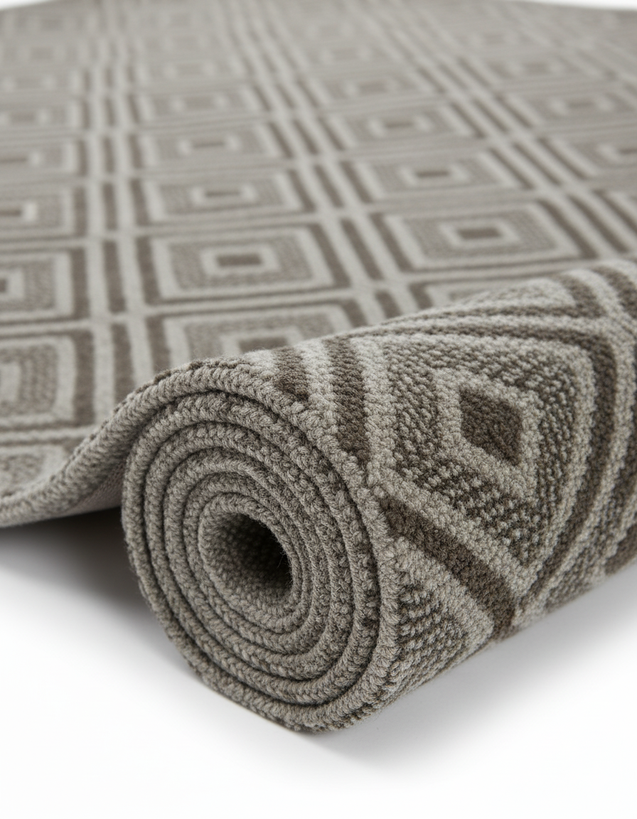 Monochrome Braided Jute Area Rug || GEREA 202515