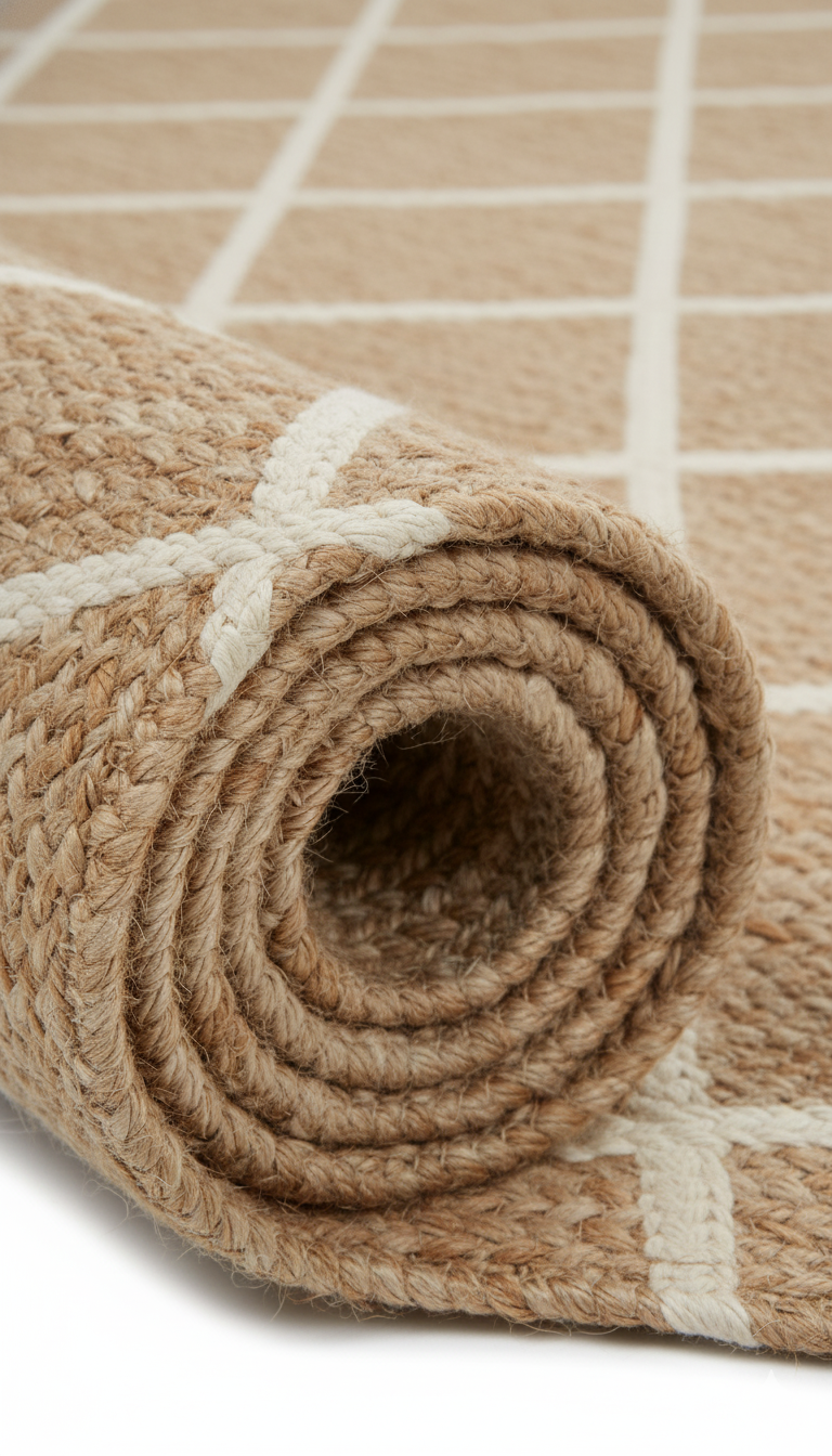 The Classic Jute Trellis Rug || GEREA 202517