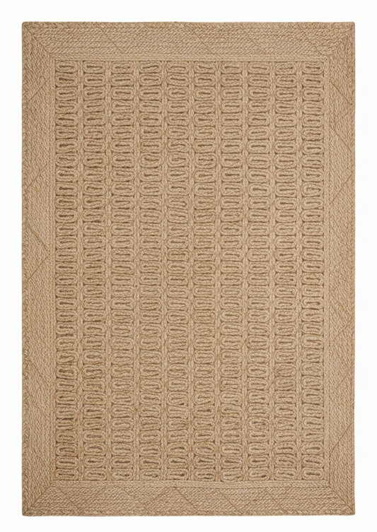 Natural Harmony Hand-Braided Jute Rug – Timeless Texture for Every Space || GEREA 202507