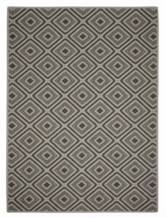 Monochrome Braided Jute Area Rug