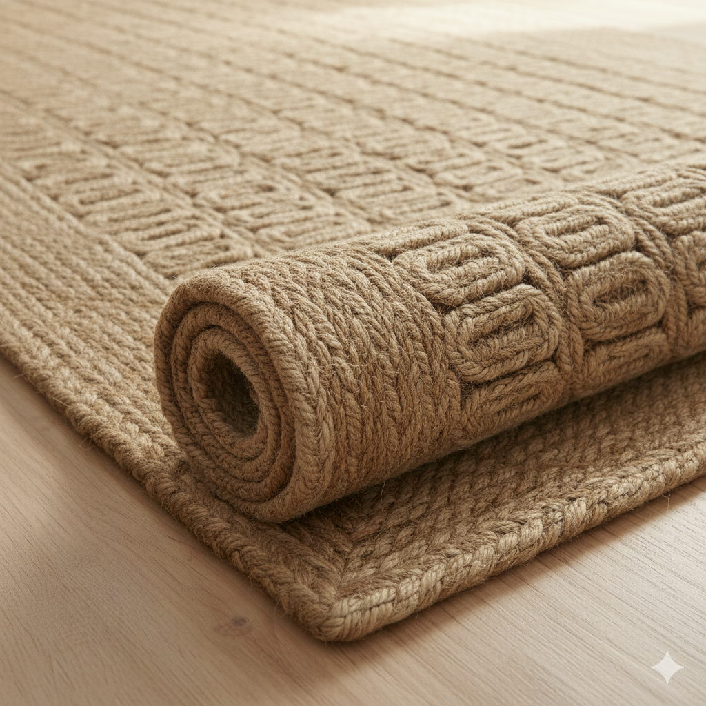 Natural Harmony Hand-Braided Jute Rug – Timeless Texture for Every Space || GEREA 202507