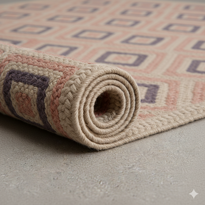 The Bohemian Sunset Jute Rug || GEREA 202514