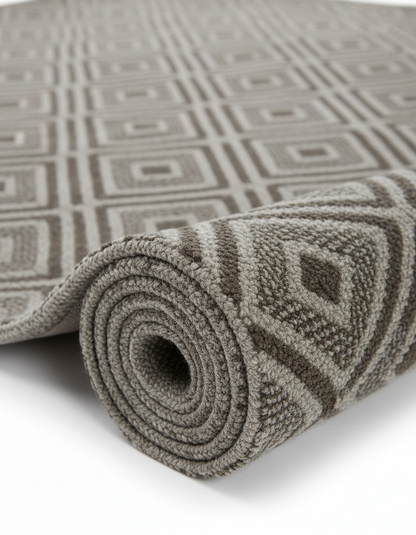 Monochrome Braided Jute Area Rug ||  GEREA 202515