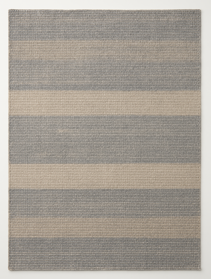 Coastal Stripe Hand-Woven Jute Blend Area Rug || GEREO 202504